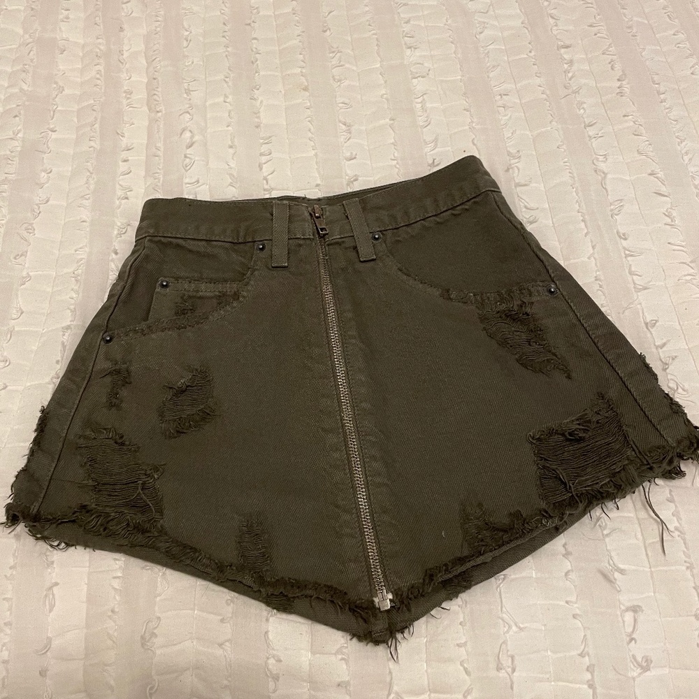 CARMAR Beatrice Denim Skirt